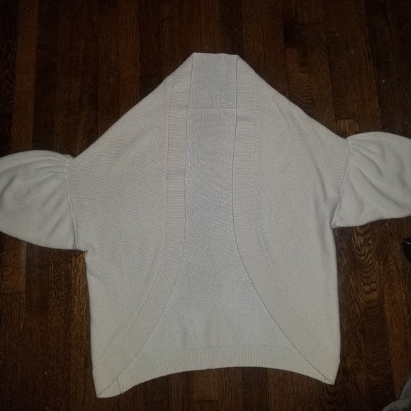 Cream Cashmere Open Cardigan Sweater - M - Picture 1 of 4